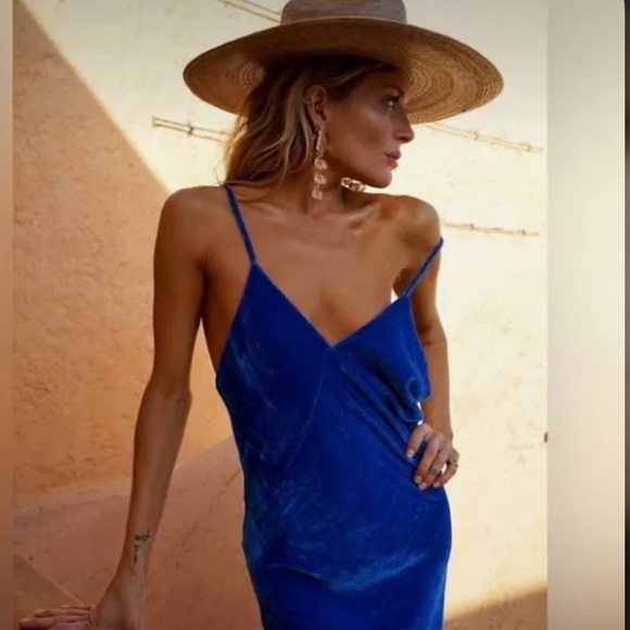 Dresses & Skirts - Rat & Boa Blue velvet!